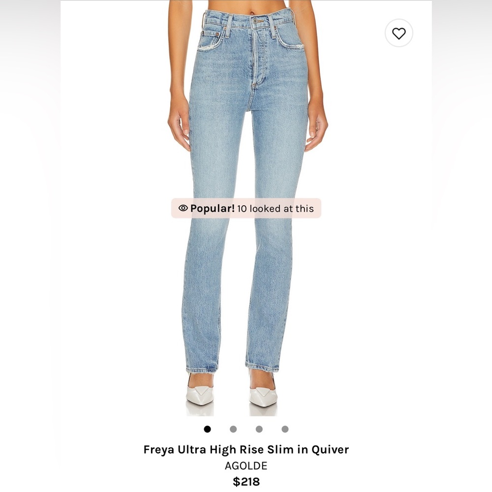 Agolde Freya Ultra High Rise Slim